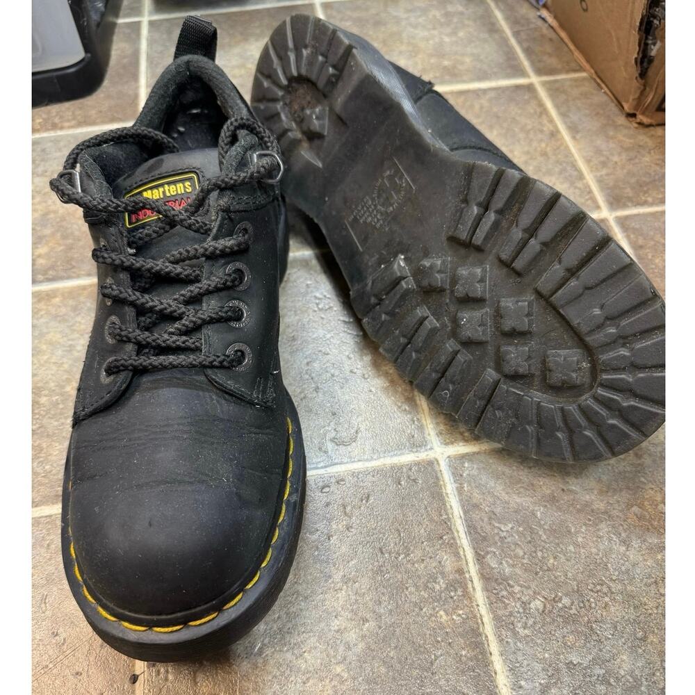 Dr. Martens Ashridge NS Industrial Black Steel Toe Work Boots Men 9 Women 10